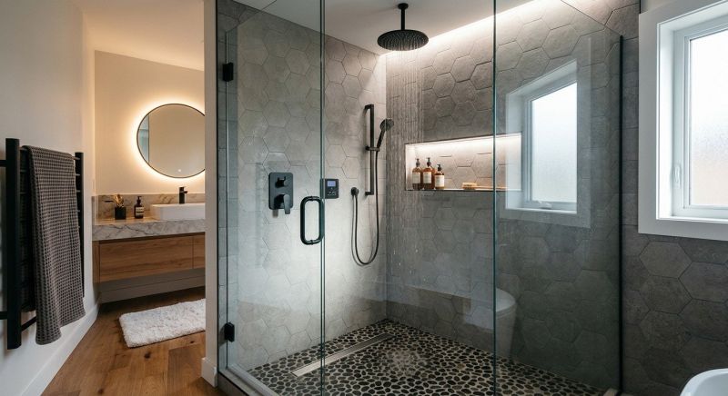 Granite Shower Installation in Hiram, GA